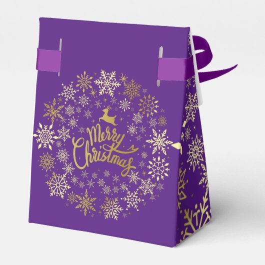 Vierkant kerstcadeaudoos bedankdoosjes (Achterkant)