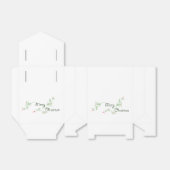 Vierkant kerstcadeaudoos bedankdoosjes (Uitgevouwen)