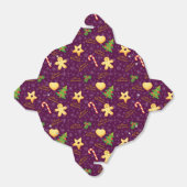 Vierkant kerstcadeaudoos bedankdoosjes (Uitgevouwen)