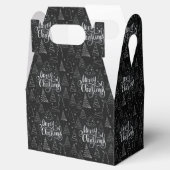 Vierkant kerstcadeaudoos bedankdoosjes (Geopend)