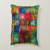 Vierkant kleuren accent kussen (Achterkant (Verticaal))