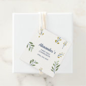 Vierkant Label - Custom Communion Botanische Patro (In situ)