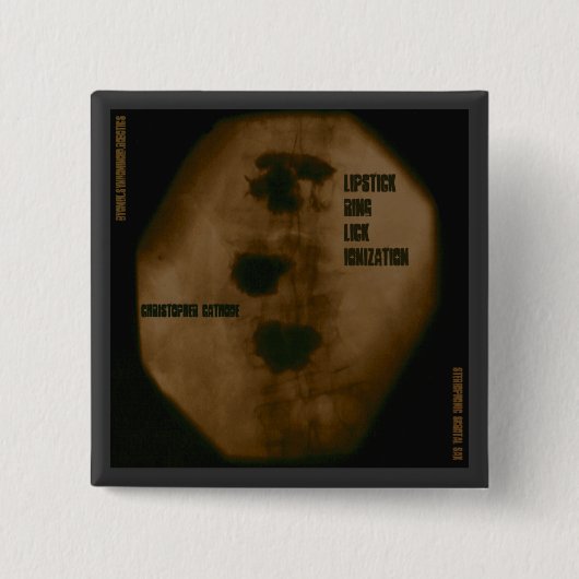 vierkant lippenknop vierkante button 5,1 cm (Voorkant)