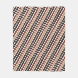 Vierkant naadloos patroon fleece deken