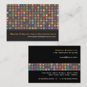 Vierkant naar vierkant Visitekaartje (Voorkant / Achterkant)