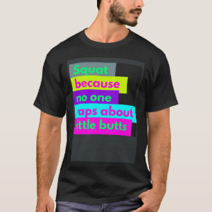Vierkant omdat niemand Rap over kleine knoppen T-shirt