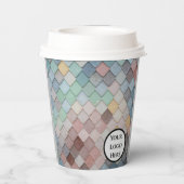 Vierkant Papieren Bekers (Achterkant)