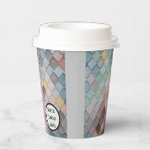 Vierkant Papieren Bekers (Rechts)