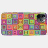 Vierkant Patroon Case-Mate iPhone Case (Achterkant (horizontaal))