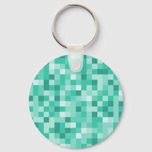 Vierkant patroon sleutelhanger