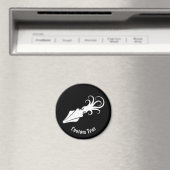 Vierkant pictogram wit magneet (Insitu (Vaatwasser))