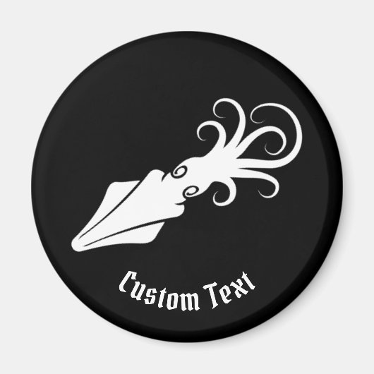 Vierkant pictogram wit magneet (Voorkant)