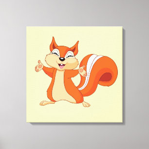 Vierkant speeltouw canvas afdruk