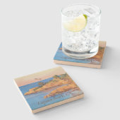 Vierkant stenen Onderzetter (Zijkant)