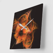 Vierkant van de Kunst van Lightworks het Abstracte Vierkante Klok (Hoek)