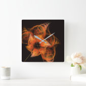 Vierkant van de Kunst van Lightworks het Abstracte Vierkante Klok (Huis)