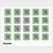 Vierkant verbinden: Zakelijke QR Code Sticker (Vel)