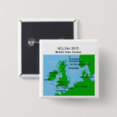 vierkant vierkante button 5,1 cm (Voorkant /achterkant)