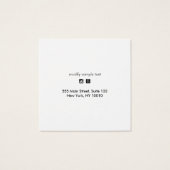 Vierkant voeg Logo-staaf toe die de Kaart HOlder-b (Achterkant)