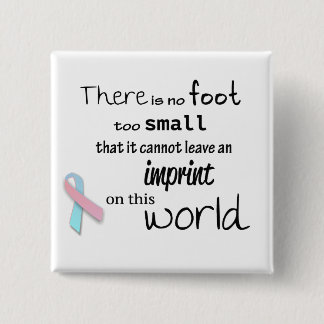 vierkant voor baby-verliesbewustzijn vierkante button 5,1 cm