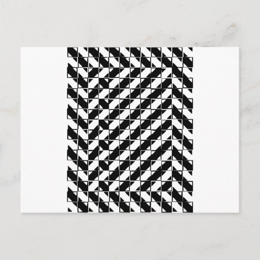 Vierkant Vorm Optische Verlichting Briefkaart (Voorkant)