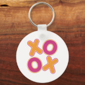 Vierkant XOXO Sleutelhanger (Voorkant)