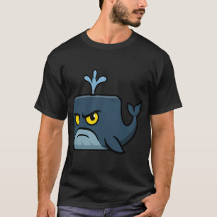 Vierkante Blauwe Walvis T-shirt