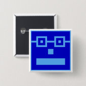 vierkante Button (Voorkant /achterkant)