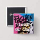 Vierkante Button (Voorkant /achterkant)