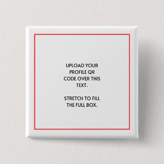 Vierkante Button, 2-inch Button (Voorkant)