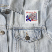 Vierkante buttonsize: 2 inch button 5,1 cm (In situ)