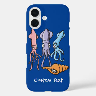 Vierkante Cartoons iPhone Case
