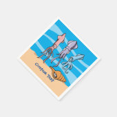 Vierkante Cartoons Servet (Hoek)