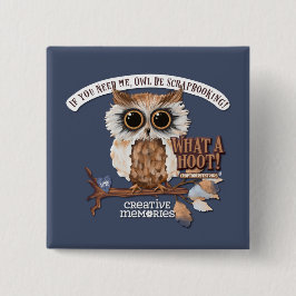 Vierkante Croptoberfest Button