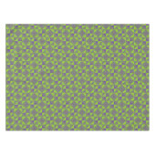 Vierkante driehoek geometrisch groen Paarse patroo Tafelkleed (Voorkant (Horizontaal))