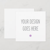 Vierkante druk (5.25x5.25) kaart (Voorkant / Achterkant)