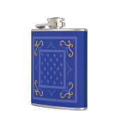 Vierkante druppels heupfles (Links)