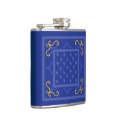 Vierkante druppels heupfles (Rechts)