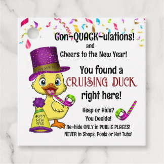 Vierkante Favor Tags Bedankjes Labels