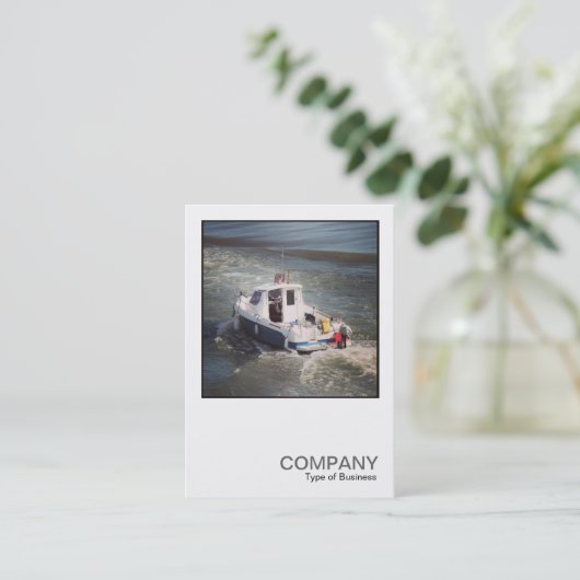 Vierkante foto 0445 - Motorboot Visitekaartje (Staand voorkant)