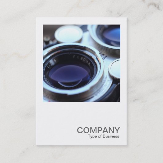 Vierkante foto 0538 - TLR-camera Visitekaartje (Voorkant)