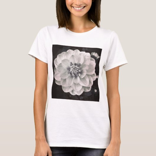 Vierkante foto - Chrysanthemum T-shirt (Voorkant)