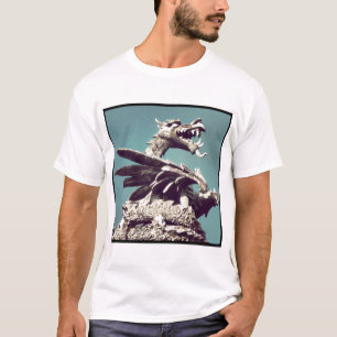 Vierkante foto - Draak T-shirt