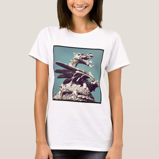 Vierkante foto - Dragon T-shirt (Voorkant)