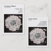 Vierkante foto (v3) - Chrysanthemum Visitekaartje (Voorkant / Achterkant)