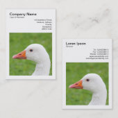 Vierkante foto (v3) - Goose Visitekaartje (Voorkant / Achterkant)