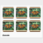 Vierkante Glanzende Stickers, Monarchstijl #3b Sticker (Vel)