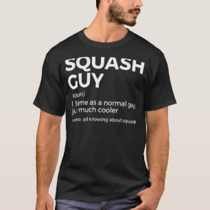 Vierkante Guy Definition Squash Player T-shirt