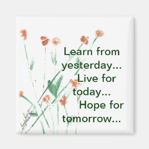 Vierkante Inspirerende magneet