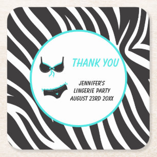 VIERKANTE KARTONNEN ONDERZETTER